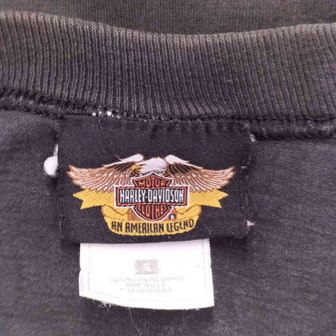 ハーレーダビッドソン HARLEY-DAVIDSON 00S グラフィックプリントクルーネックTシャツ メンズ JPN:S