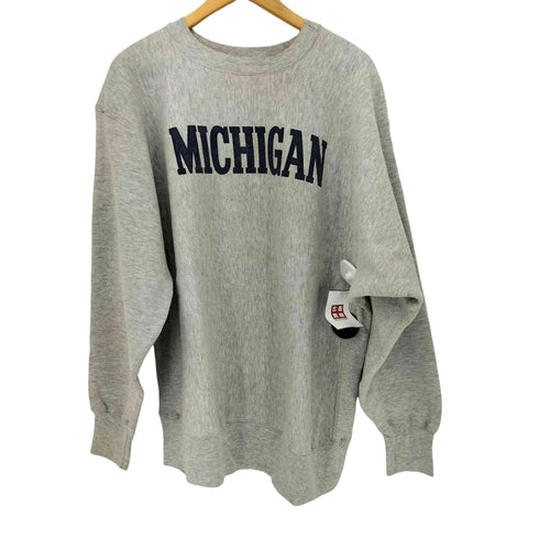 チャンピオン Champion 80S トリコタグ MICHIGAN REVERSEWEAVE 染み込みプリント メンズ import:XXL