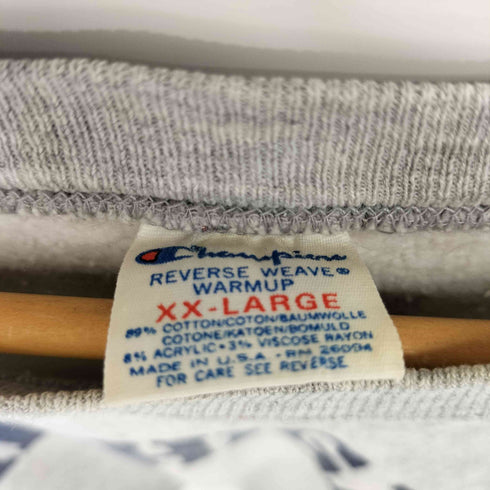 チャンピオン Champion 80S トリコタグ MICHIGAN REVERSEWEAVE 染み込みプリント メンズ import:XXL
