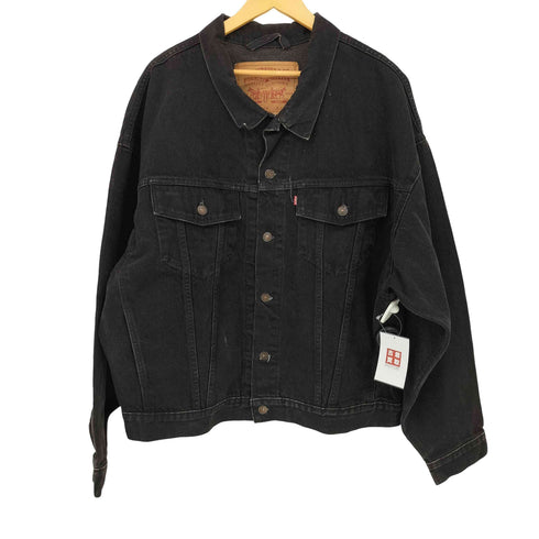 リーバイス Levis 90S MADE IN USA 70598 4159 後染めブラックデニムジャケット メンズ import:XL