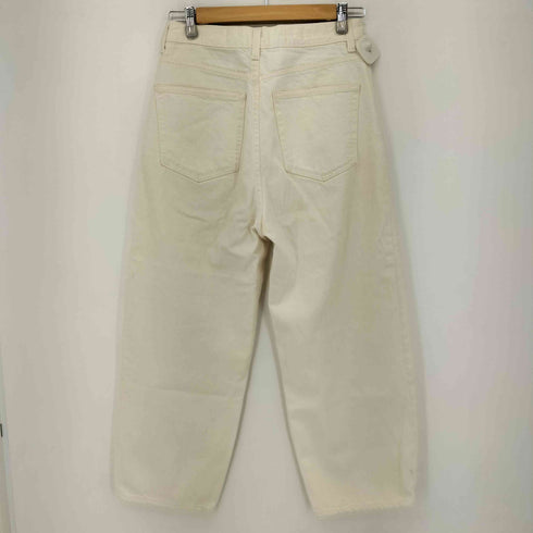 ブラックバイマウジー BLACK by moussy PUNA white denim レディース 25