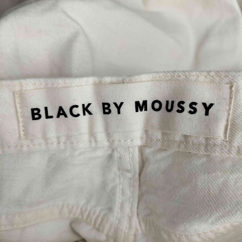 ブラックバイマウジー BLACK by moussy PUNA white denim レディース 25