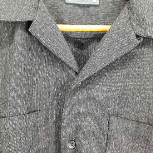マインデニム MINEDENIM 24AW Salt'n Peppar Wool Open Collar L/S SH メンズ 2