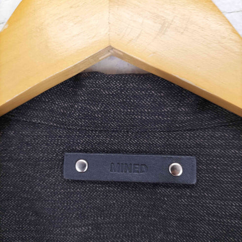 マインデニム MINEDENIM 24AW Salt'n Peppar Wool Open Collar L/S SH メンズ 2