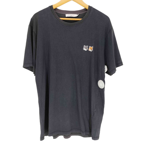 メゾンキツネ MAISON KITSUNE DOUBLE FOX HEAD CLASSIC TEE-SHIRT メンズ JPN:XL