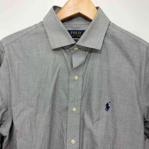 ポロラルフローレン POLO RALPH LAUREN CUSTOM FIT EASY CARE ポニー刺繍 ロングスリーブシャツ メンズ import:M