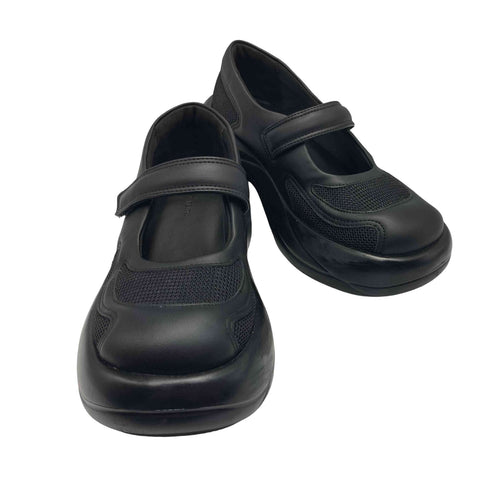 チャールズキース CHARLES & KEITH 24SS Mesh Curved Platform Mary Janes メッシュ カーブプラット フォームメリージェーン プラットフォームシューズ レディース 36