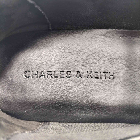 チャールズキース CHARLES & KEITH 24SS Mesh Curved Platform Mary Janes メッシュ カーブプラット フォームメリージェーン プラットフォームシューズ レディース 36
