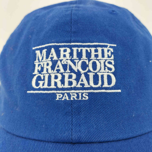 マリテフランソワジルボー MARITHE FRANCOIS GIRBAUD フロントロゴ刺繍キャップ メンズ