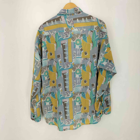 SOUTHWEST ポリレーヨン総柄シャツ メンズ import:M