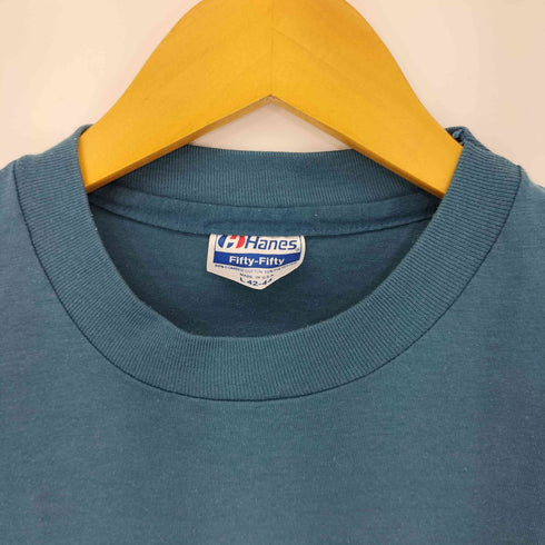 ヘインズ Hanes 80S MADE IN USA fifty fifty フロントプリントTシャツ メンズ import:L
