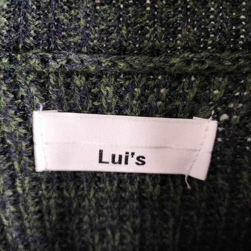 ルイス Luis バイカラーハイネックアクリルニット メンズ JPN:L