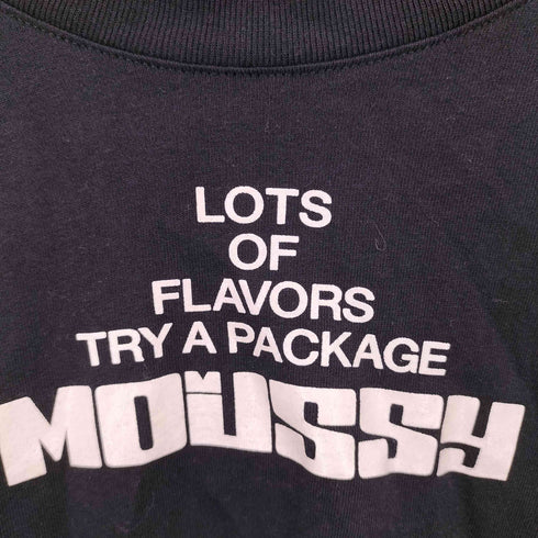 マウジー moussy クロップド丈ロングTシャツ レディース FREE