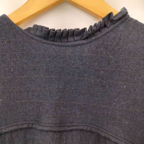 ミュベール MUVEIL ウール フリル S/S ワンピース レディース