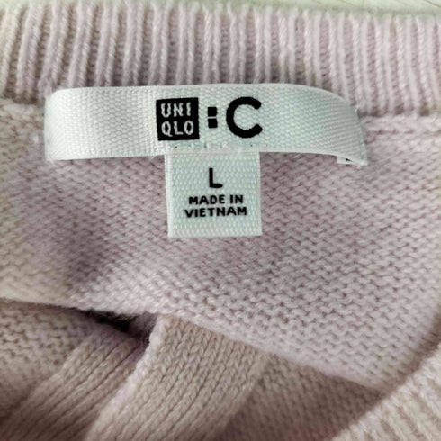 ユニクロシー UNIQLO:C カシミヤクルーネックショートカーディガン レディース JPN:L