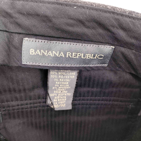 バナナリパブリック BANANA REPUBLIC 90-00S レーヨン混 フェルト ウール カーゴパンツ メンズ 30/32