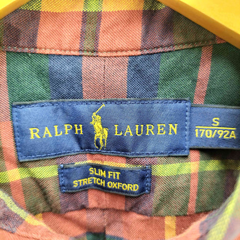 ラルフローレン RALPH LAUREN チェック柄長袖シャツ メンズ JPN:S