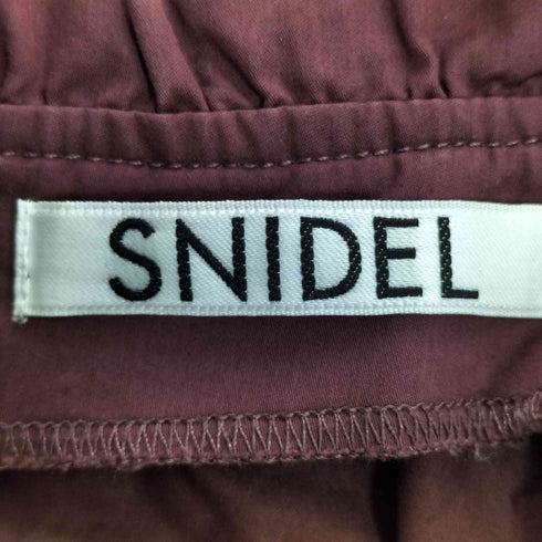スナイデル snidel コットンボリュームパフブラウス レディース ONE SIZE