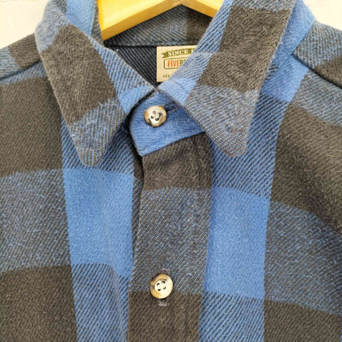 ファイブブラザー FIVE BROTHER 90S バッファローチェックネルシャツ メンズ JPN:L