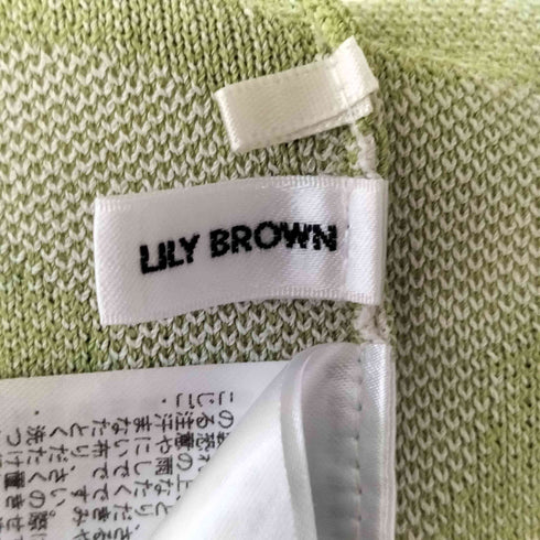 リリーブラウン Lily Brown パターンニットパンツ レディース ONE SIZE