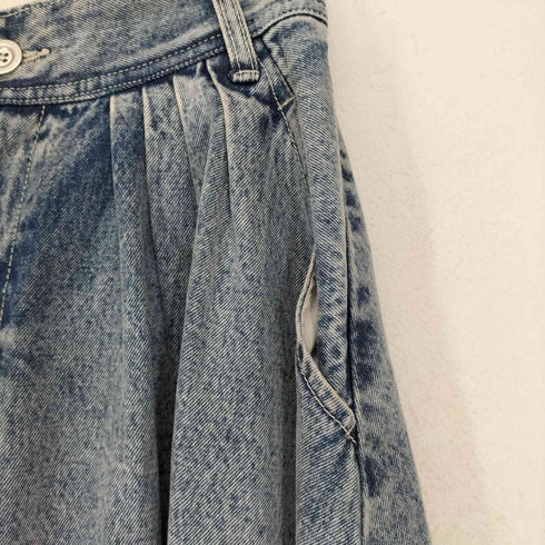 バビロン BABYLONE タック付ワイドデニムスカート レディース JPN:38