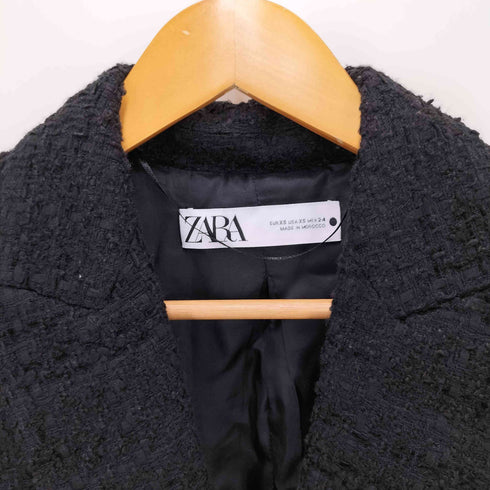 ザラ ZARA ボタンディティール付きテクスチャー入り生地ブレザー レディース JPN:XS