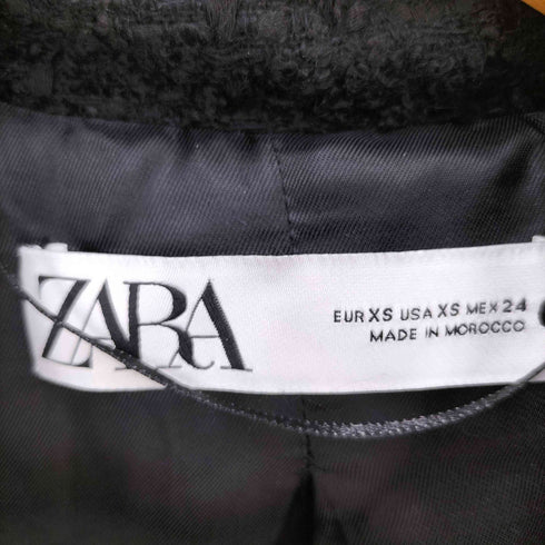 ザラ ZARA ボタンディティール付きテクスチャー入り生地ブレザー レディース JPN:XS