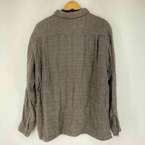 ピコ PIKO 00S フロントロゴ刺繍 L/S チェックネルシャツ メンズ import:L