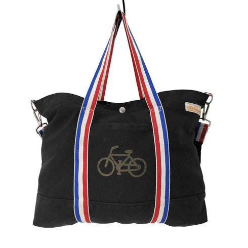 ルコック スポルティフ le coq sportif サイクルプリント2wayキャンバストートバッグ ショルダーバッグ トリコロール メンズ
