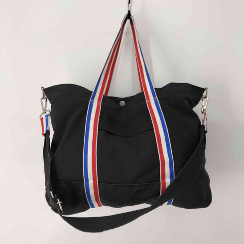 ルコック スポルティフ le coq sportif サイクルプリント2wayキャンバストートバッグ ショルダーバッグ トリコロール メンズ