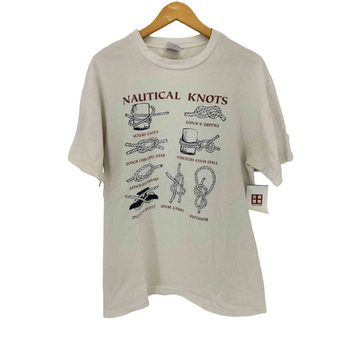 ヘインズ Hanes 00S NAUTICAL KNOTS 両面プリントTシャツ メンズ import:L