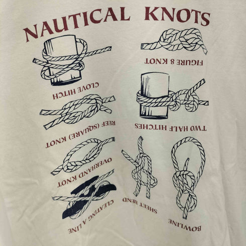 ヘインズ Hanes 00S NAUTICAL KNOTS 両面プリントTシャツ メンズ import:L