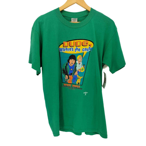 ギルダン GILDAN 00S DUDE WHER'S THE CASH 2002 両面プリントTシャツ メンズ import:M