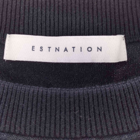エストネーション ESTNATION クルーネックニット メンズ