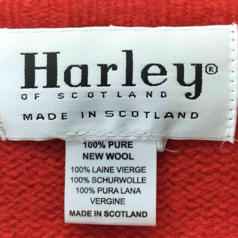 ハーレーオブスコットランド HARLEY OF SCOTLAND ウールカラーニット レディース DE:36