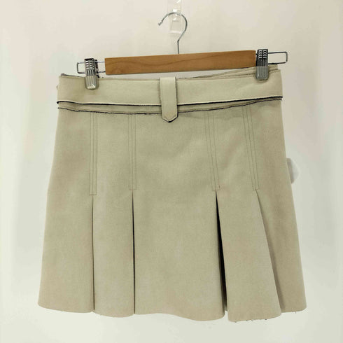 ザラ ZARA フェイクスウェードベルテッドスカート レディース JPN:S