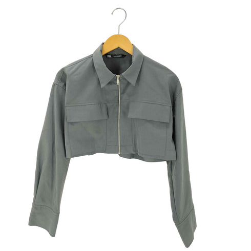 ザラ ZARA ショート丈ジップアップジャケット レディース JPN:M