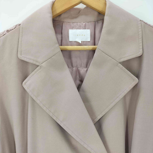 リエンダ rienda Big collar back lace trench CT メンズ JPN:M