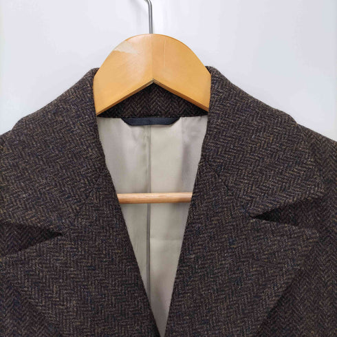 AZABU TAILOR ヘリンボーン柄 2Bウールテーラードジャケット メンズ 046 A