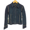 ダナキャランニューヨークジーンズ DKNY JEANS 90S バックデザインデニムジップアップジャケット レディース 4