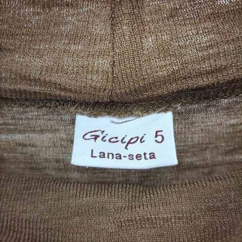 ジチピ gicipi イタリア製 LANA SETA WOOL SILK SOFT TURTLE NECK MOCK NECK ウールシルク ソフト タートルネック モックネック セーター メンズ 5