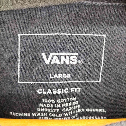 バンズ VANS 両面プリント L/S Tシャツ メンズ import:L