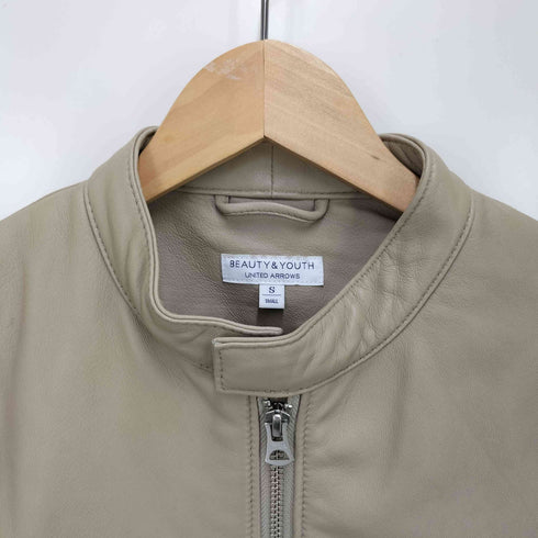 ビューティーアンドユースユナイテッドアローズ BEAUTY & YOUTH UNITED ARROWS シングルシープレザージャケット メンズ S