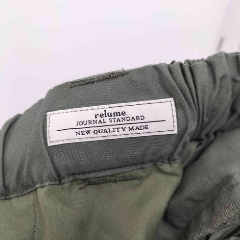 ジャーナルスタンダードレリューム JOURNAL STANDARD relume コットンツイルミリタリーカーゴパンツ メンズ JPN:M