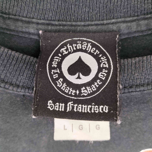 スラッシャー THRASHER 00S フロントプリント L/S Tシャツ メンズ import:L