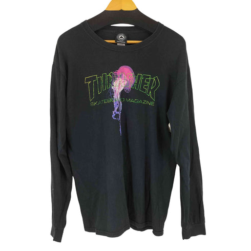 スラッシャー THRASHER 00S フロントプリント L/S Tシャツ メンズ import:L
