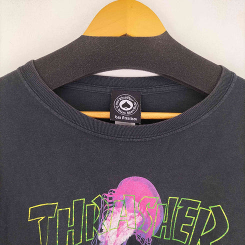 スラッシャー THRASHER 00S フロントプリント L/S Tシャツ メンズ import:L