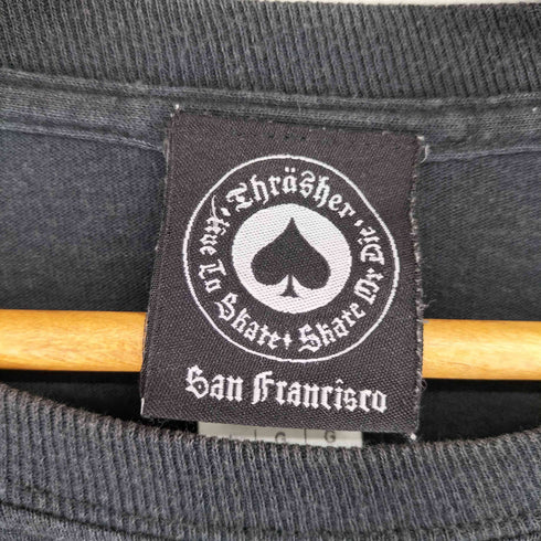 スラッシャー THRASHER 00S フロントプリント L/S Tシャツ メンズ import:L