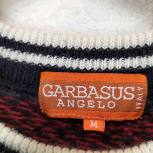 GARBASUS ANGELO マルチカラークルーネックニット メンズ JPN:M
