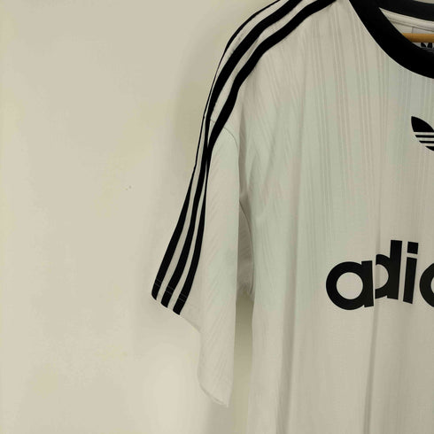 アディダスオリジナルス adidas Originals ホワイト&ブラック ストライプ Tシャツ メンズ 2xl